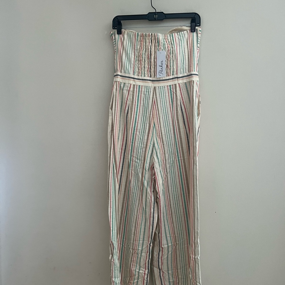 Parker Multicolor Strapless Jumpsuit - Picture 10 of 16